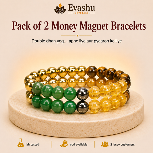 Green Aventurine, Citrine, Pyrite & Prosperity Crystal Bracelet Set for Opportunity