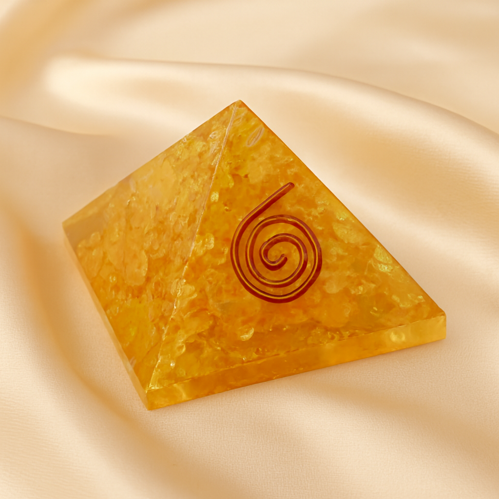 Natural Citrine Pyramid for Success