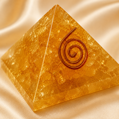 Natural Citrine Pyramid for Success