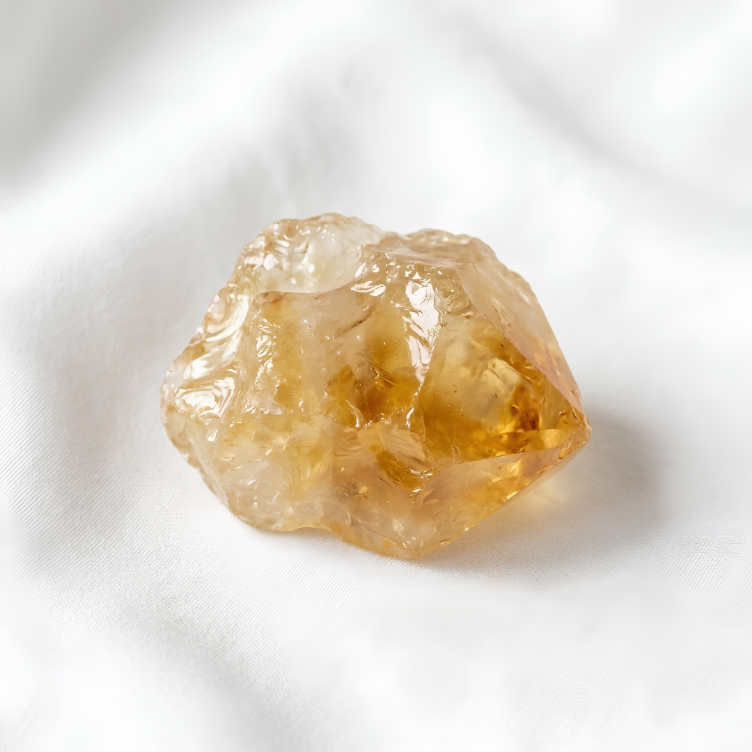 Natural Citrine Raw Stone for Positivity