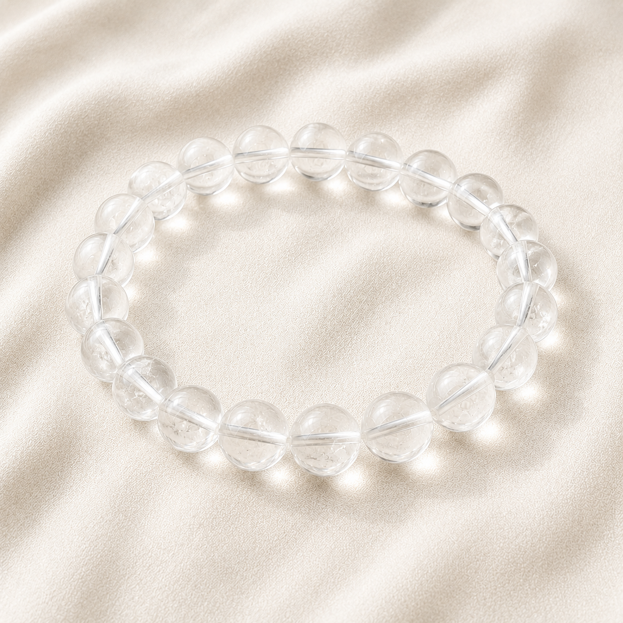 Natural Clear Quartz 8mm Bracelet for Clarity