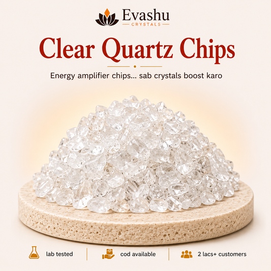 Natural Clear Quartz Crystal Chips for Clarity