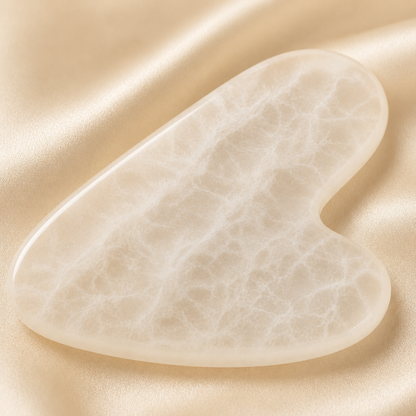 Natural Clear Quartz Gua Sha for Clarity