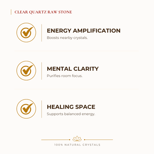 Natural Clear Quartz Raw Stone for Focus
