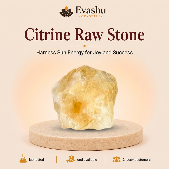 Natural Citrine Raw Stone for Positivity