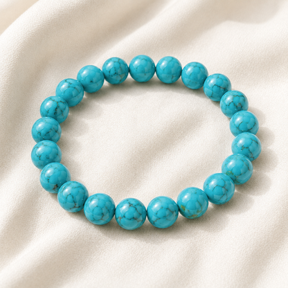 Natural Turquoise Firoza Bracelet for Communication
