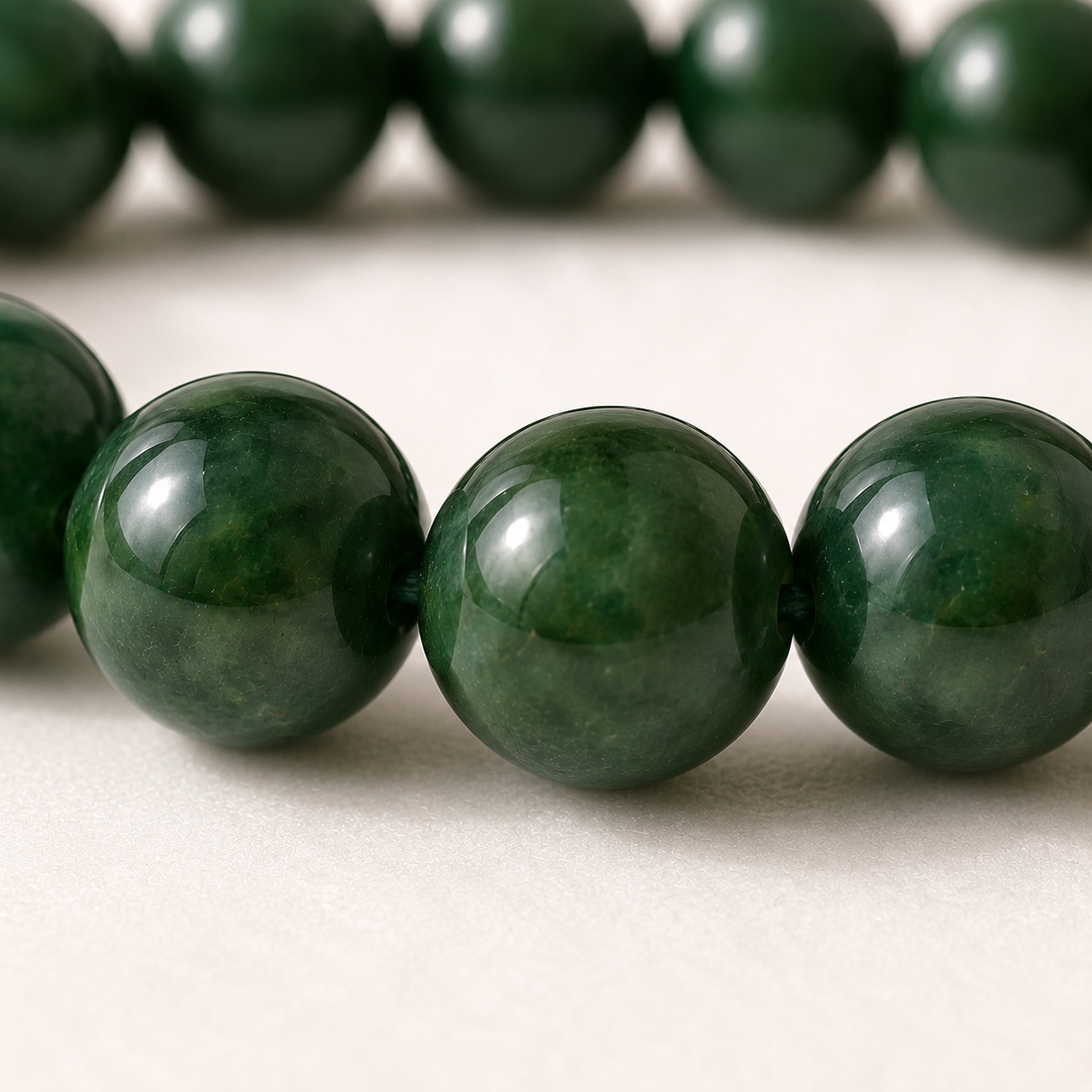 Natural Green Jade 8mm Bracelet for Harmony