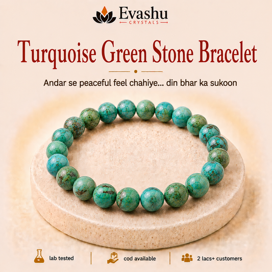 Natural Turquoise 8mm Bracelet for Protection
