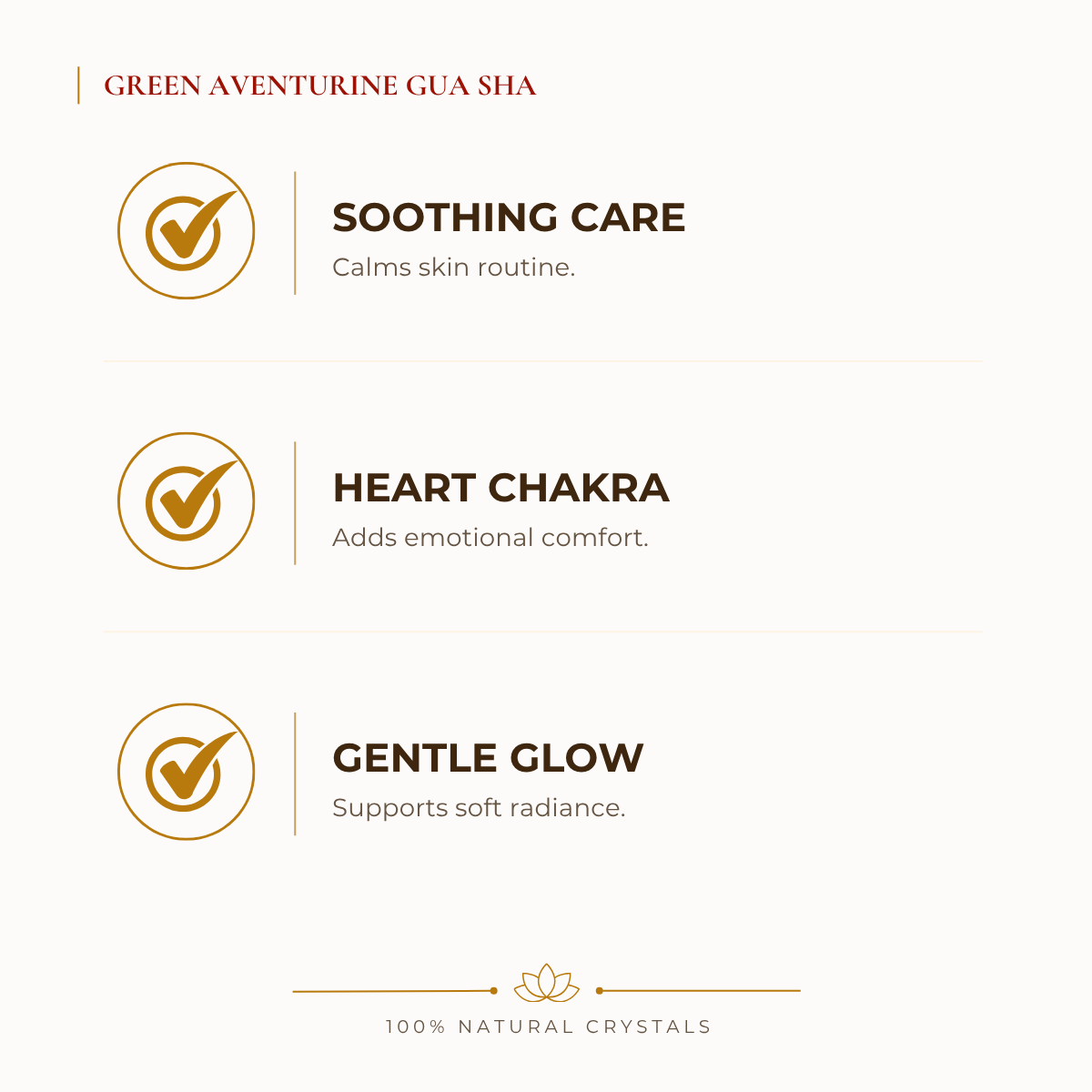 Natural Green Aventurine Gua Sha for Renewal