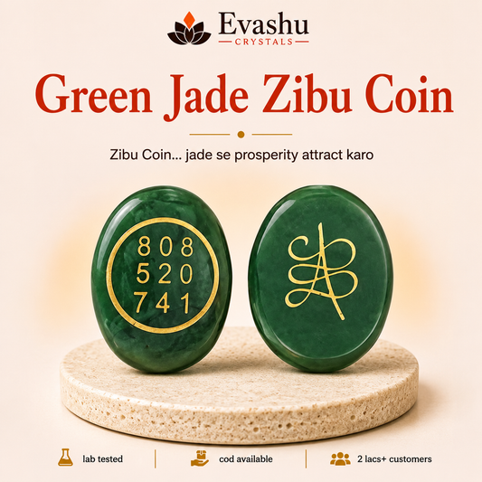 Natural Green Jade Zibu Coin for Good Fortune