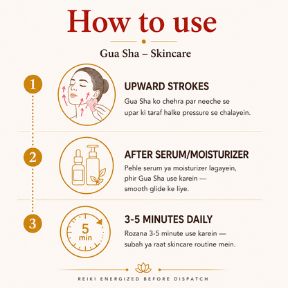 Natural Amethyst Gua Sha for Calm