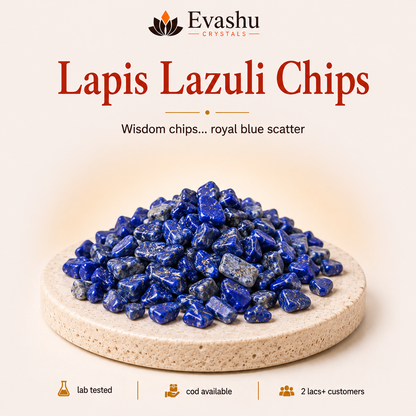 Natural Lapis Lazuli Crystal Chips for Wisdom