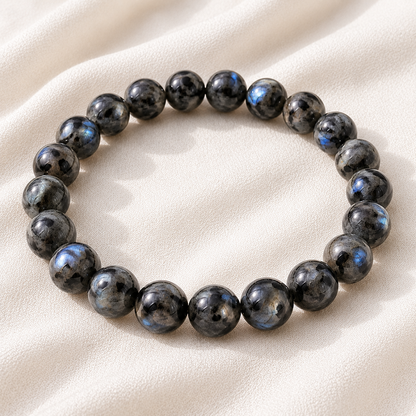 Natural Larvikite 8mm Bracelet for Protection