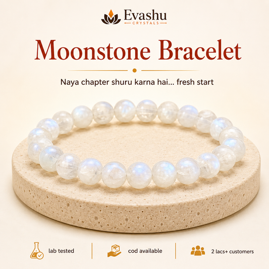 Natural Moonstone 8mm Bracelet for Intuition