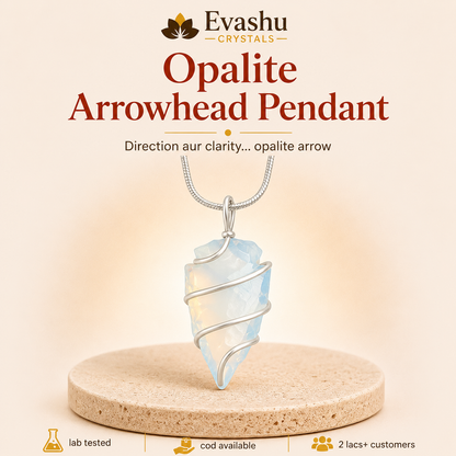 Opalite Arrowhead Pendant for New Beginnings