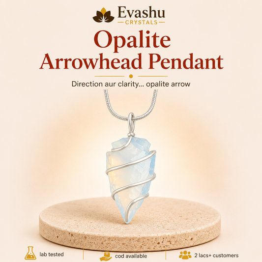 Opalite Arrowhead Pendant for New Beginnings