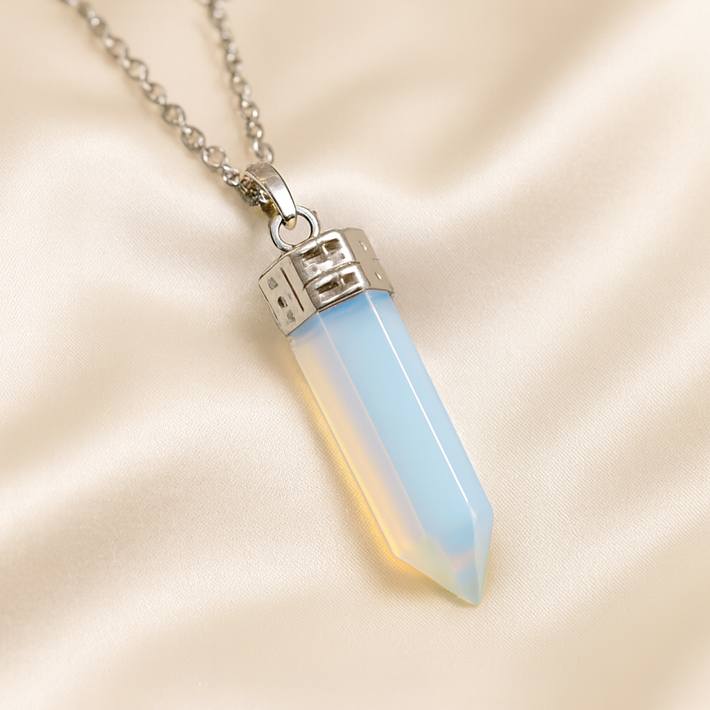 Opalite Pencil Pendant for Inner Peace