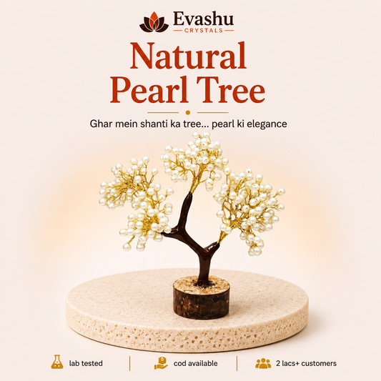 Natural Pearl Crystal Tree for Harmony