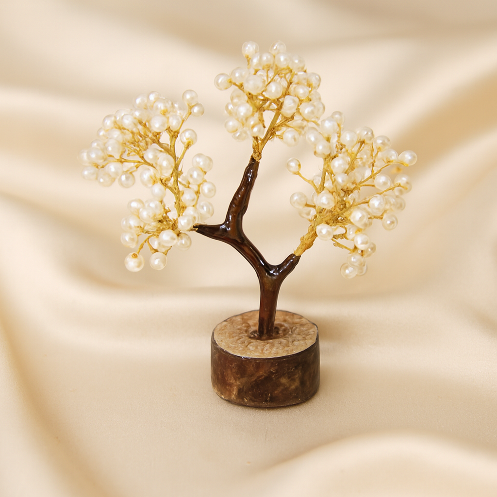 Natural Pearl Crystal Tree for Harmony