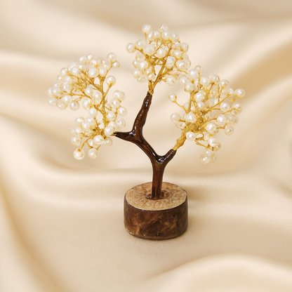 Natural Pearl Crystal Tree for Harmony