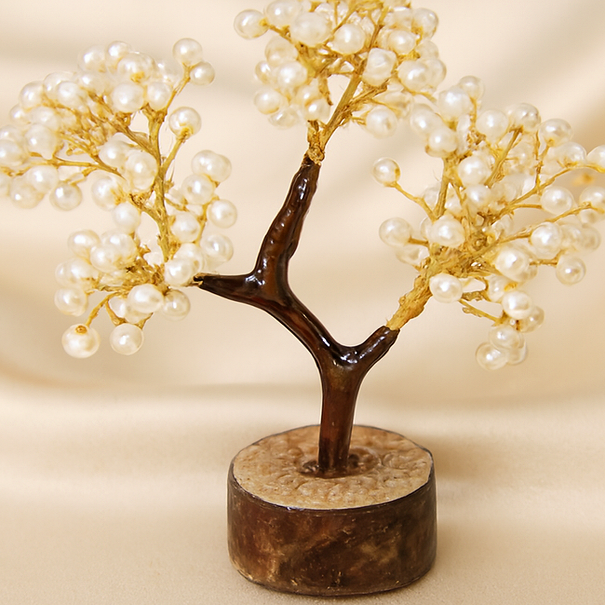 Natural Pearl Crystal Tree for Harmony