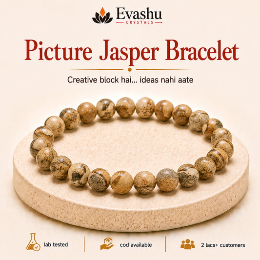 Natural Picture Jasper 8mm Bracelet for Perspective