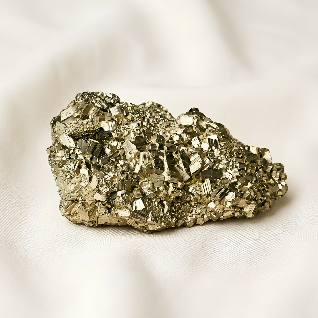 Natural Pyrite Cluster Raw Stone for Wealth