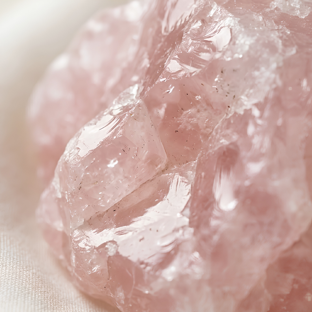 Natural Rose Quartz Large Raw Stone for Emotional Healing