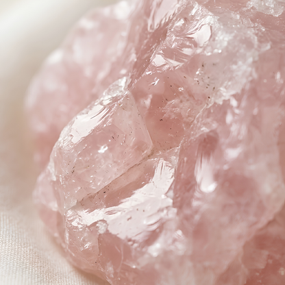Natural Rose Quartz Large Raw Stone for Emotional Healing