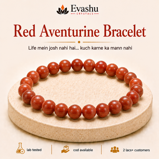 Natural Red Aventurine 8mm Bracelet for Vitality