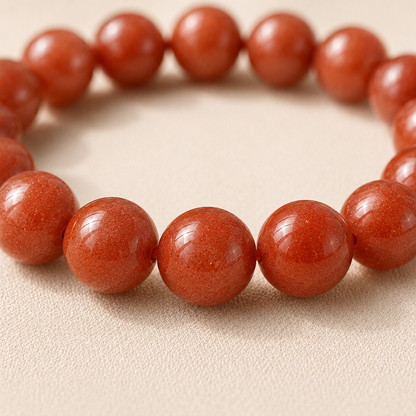 Natural Red Aventurine 8mm Bracelet for Vitality