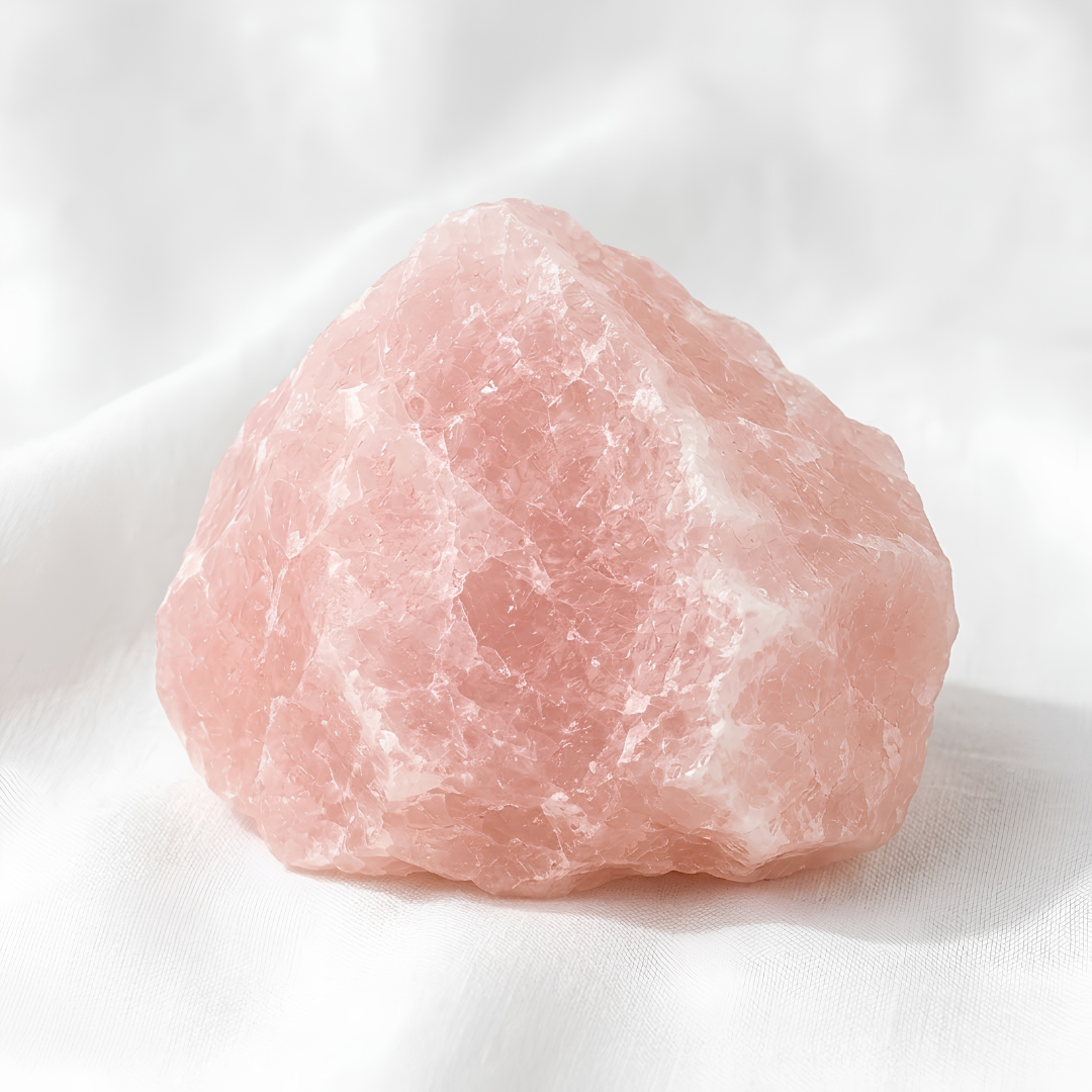Natural Rose Quartz Raw Stone for Self-Love