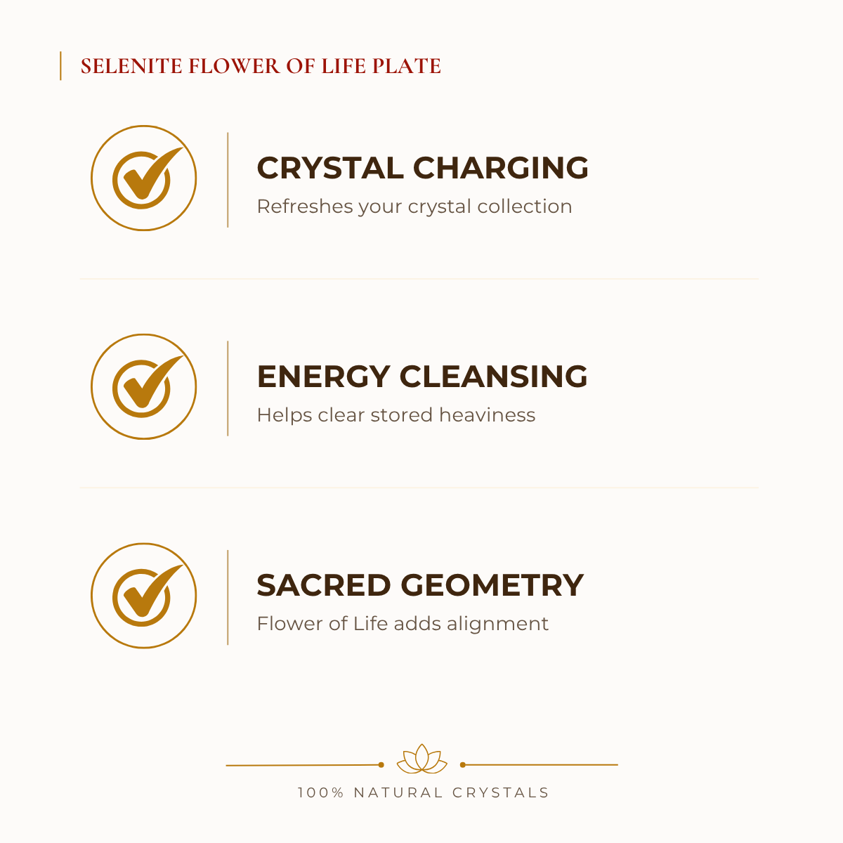 Natural Selenite Oval Charging Plate for Alignment