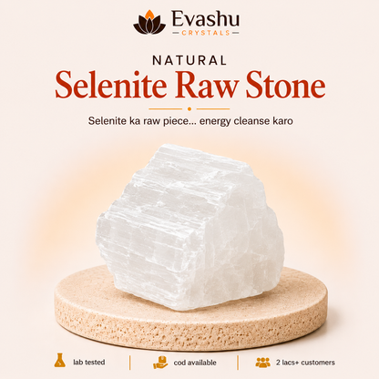 Natural Selenite Raw Stone for Cleansing