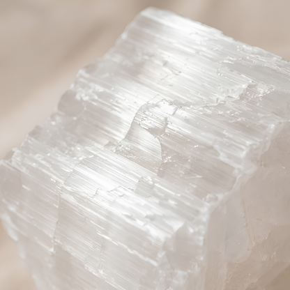 Natural Selenite Raw Stone for Cleansing