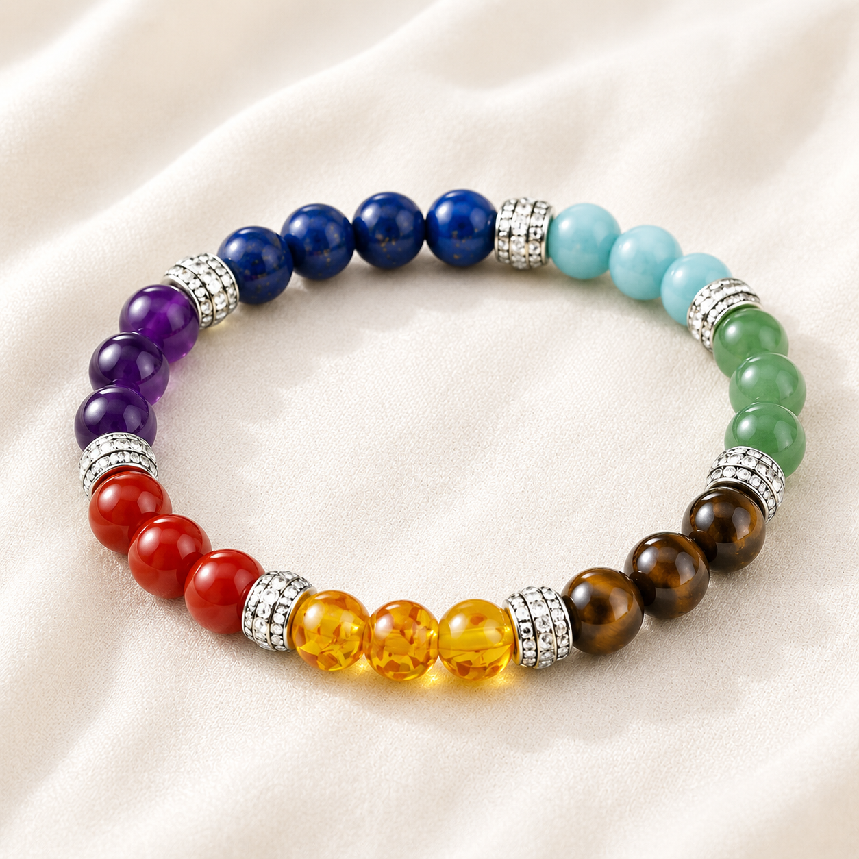 Natural 7 Chakra Bracelet - Image 4