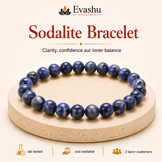 Natural Sodalite 8mm Bracelet for Communication