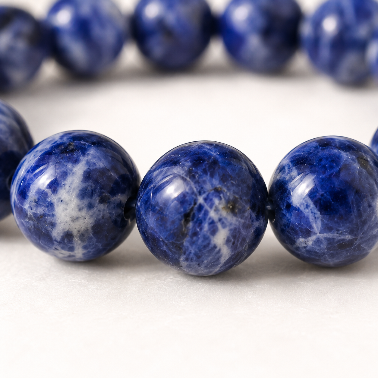Natural Sodalite 8mm Bracelet for Communication