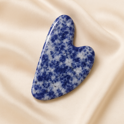 Natural Sodalite Gua Sha for Clarity