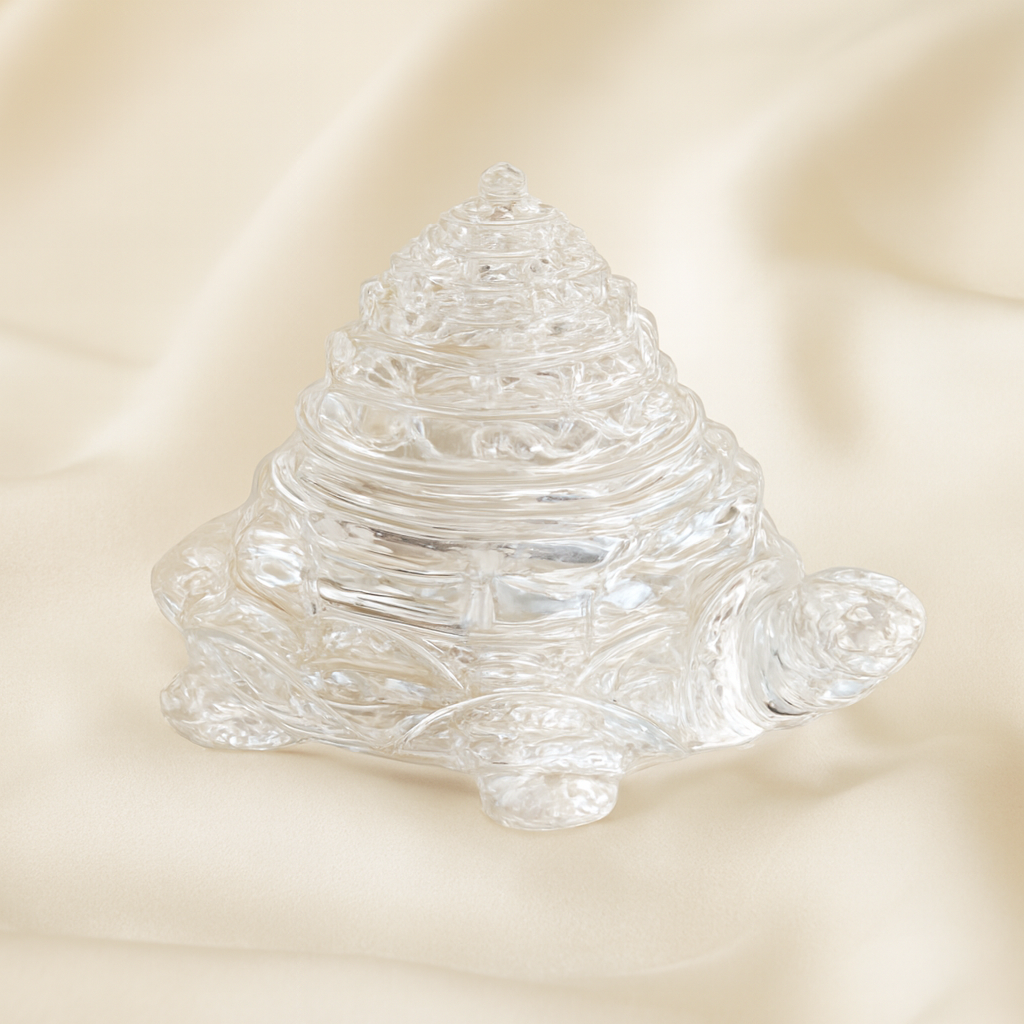 Sphatik Shree Yantra Tortoise - Image 4