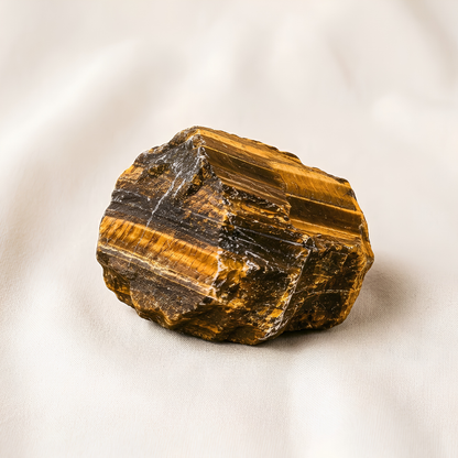 Natural Tiger Eye Raw Stone for Courage