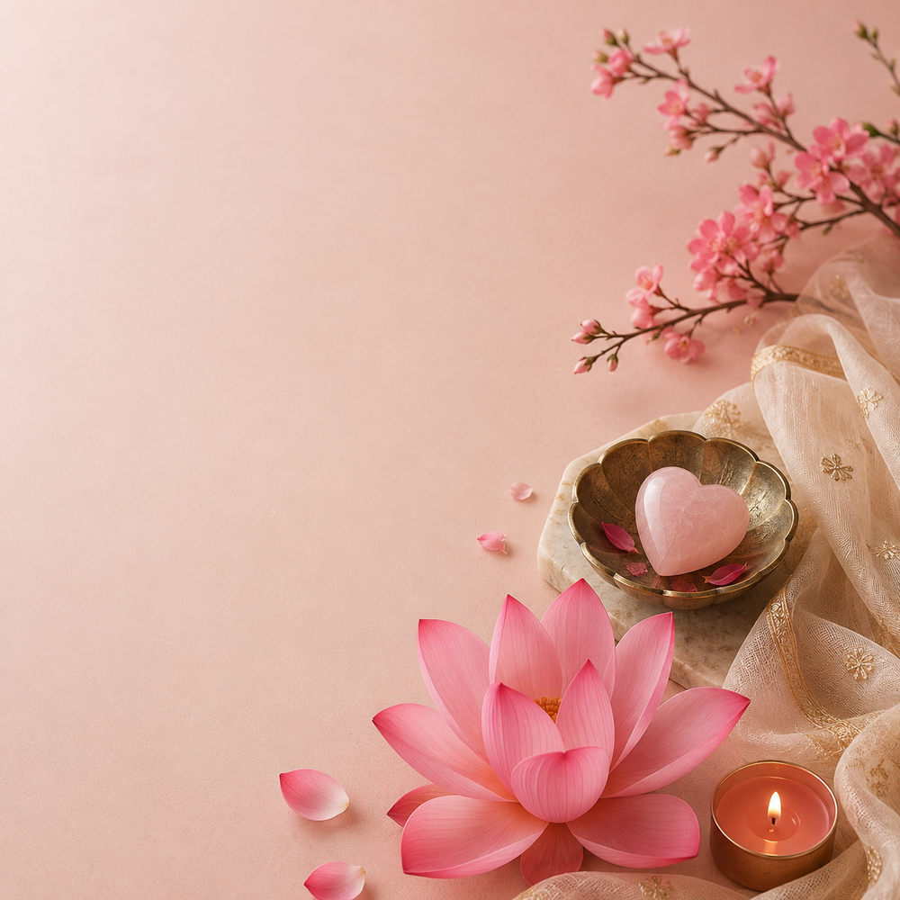 Crystals traditionally associated with love and connection