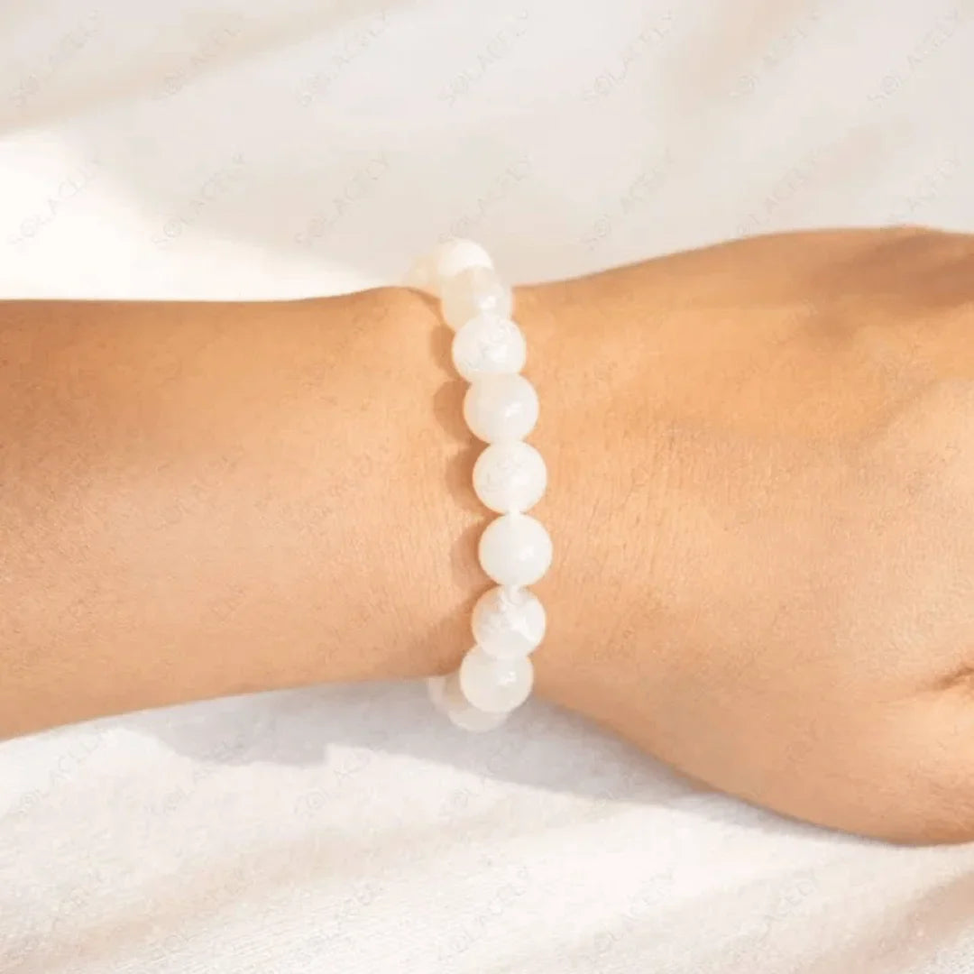 Natural Moonstone 8mm Bracelet for Intuition