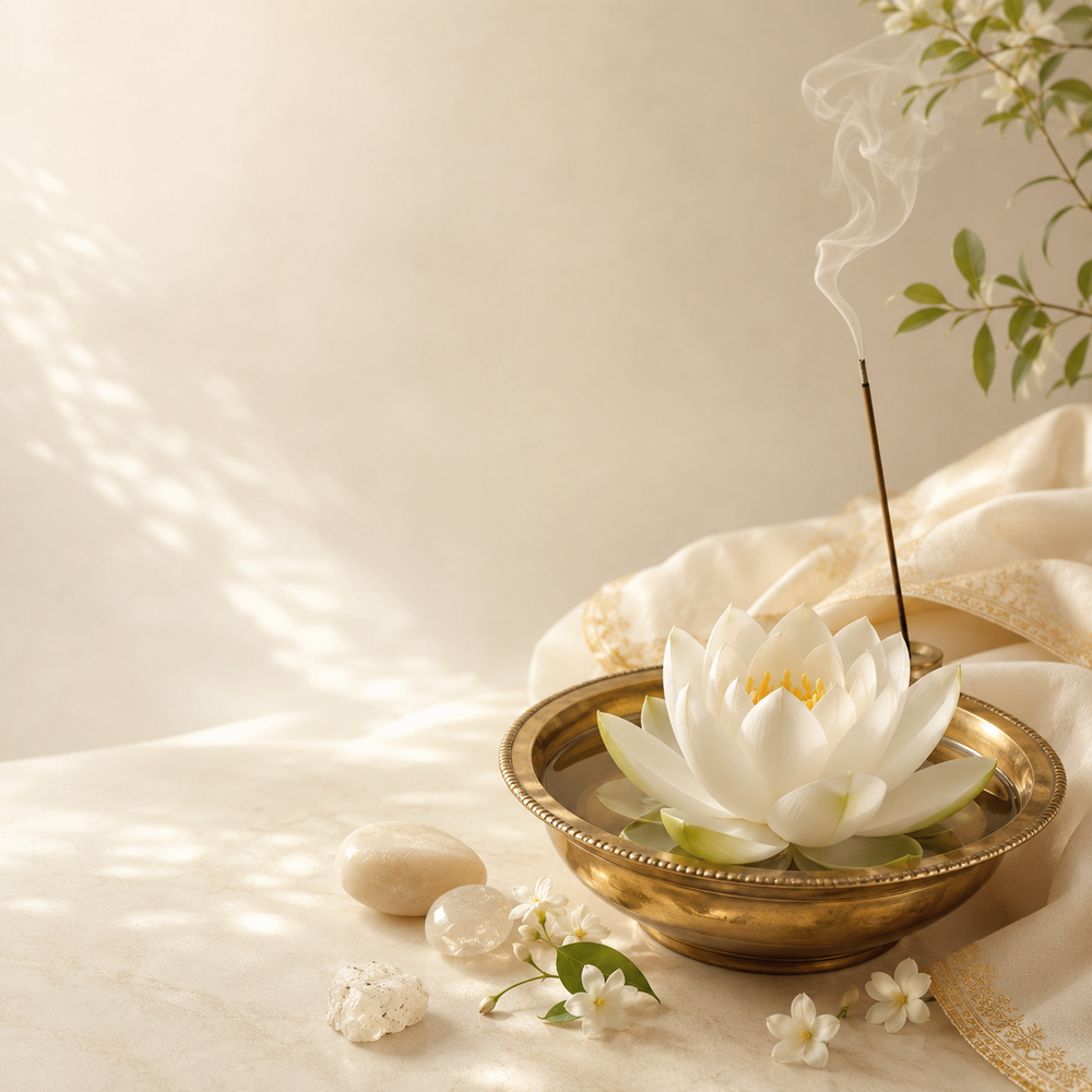 Calming crystals associated with peace and reflection
