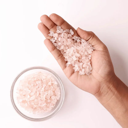 Natural Rose Quartz Crystal Chips for Love